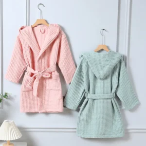 CF004-double waffle bathrobes pack
