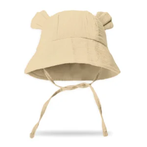 CF015-baby bucket hat bear with strap