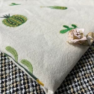 BL0009 (1) profile - Premium Desert Plant Embroidery Fabric