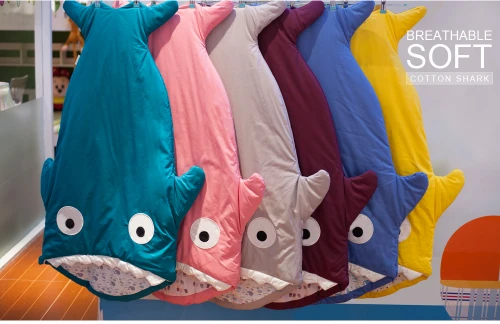 CF023-breathable shark cotton sleeping bag