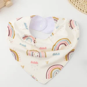 CF037 (1) profile - Soft Cotton Baby Bandana Bibs for Newborn