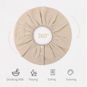 CF038 (12) profile - 360° Cotton Gauze Baby Bib