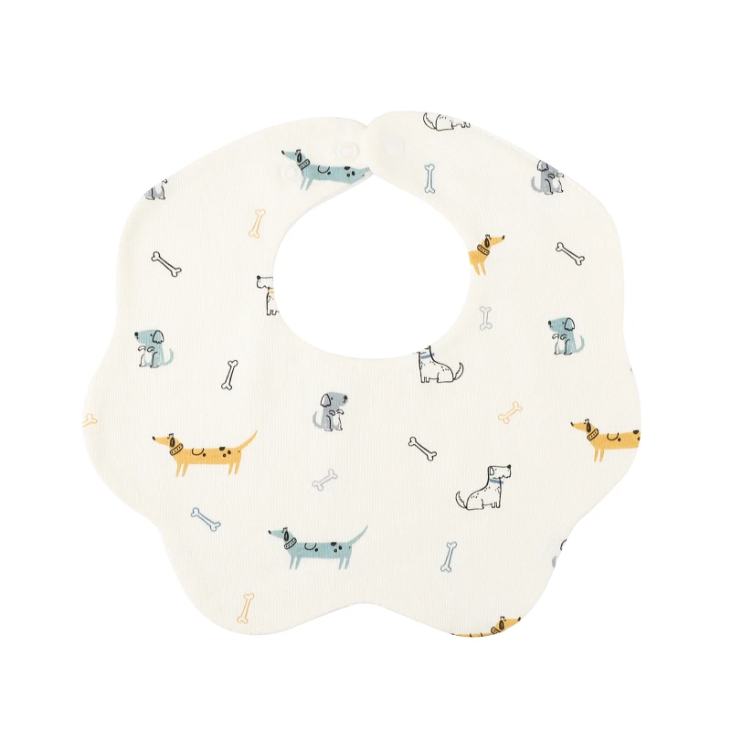 CF040 (12) - Adjustable Baby Drool Bibs