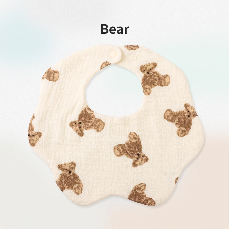 CF041 (4) - Cute Print Baby Feeding Bibs