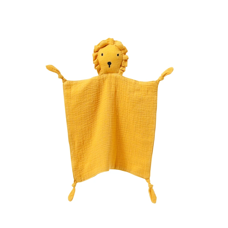 CF053 (1) profile - Soft Muslin Lion Baby Security Blankets
