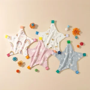 CF057 (2) profile - Soft Star-Shaped Baby Security Blankets