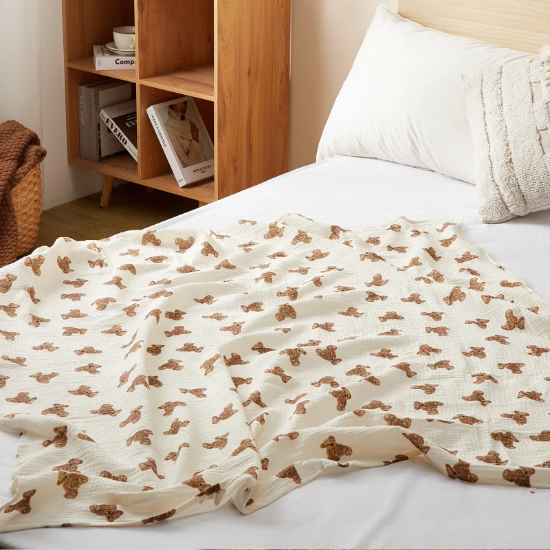 CF059 (2) - Soft Muslin Baby Blankets