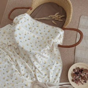 CF071 A profile - Vintage Print Baby Muslin Blankets