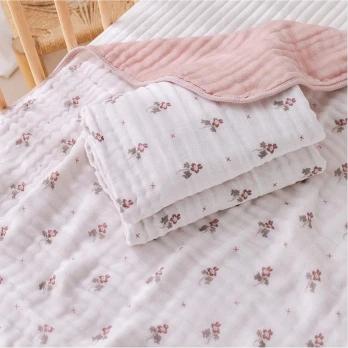 CF072 D - Soft 6-Layer Muslin Baby Blankets
