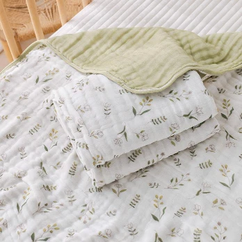 CF072 E - Soft 6-Layer Muslin Baby Blankets