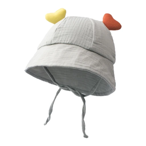 CF084 (3) - Cute Heart Ear Baby Bucket Hat