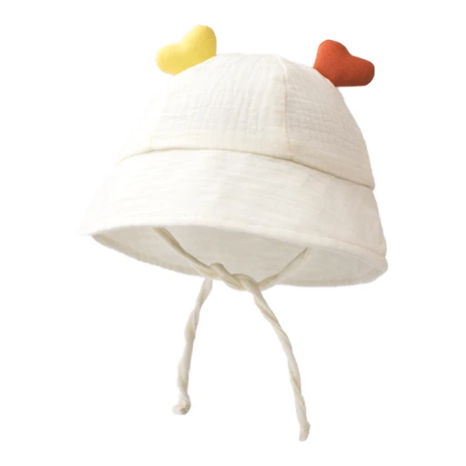 CF084 (4) - Cute Heart Ear Baby Bucket Hat