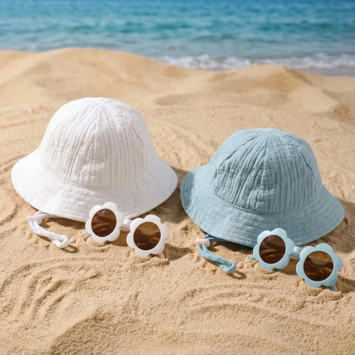 CF086 (5) - Summer Baby Bucket Hat & Flower Sunglasses Set