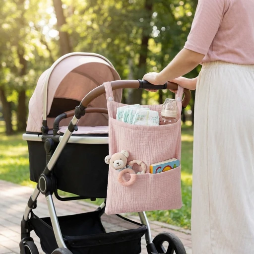 CF090 (9) - Portable Baby Diaper & Bottle Stroller Bag